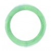 水彩風の円形のフレーム・緑