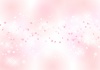 桜の花びら舞うピンクのキラキラ背景ヨコ
