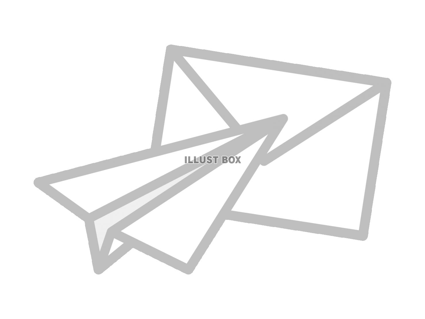 手紙と紙飛行機
