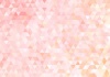 ピンクの水彩テクスチャのポリゴン背景