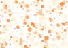 ベージュとオレンジ色の水彩水玉背景