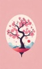 桜の木　イラスト