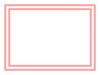 ピンクのシンプルな四角いフレーム　209