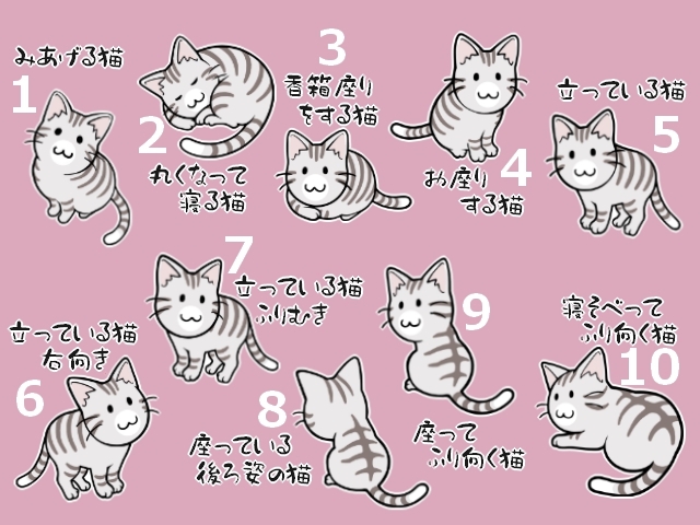 サバ猫とサバ白猫のまとめ
