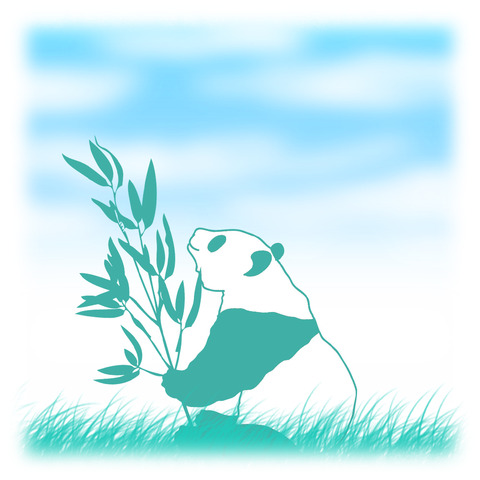 イラスト、動物のシルエットシリーズをUPしました~(^-^)