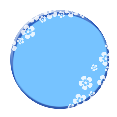立体的な楕円フレームを描いてみました。
