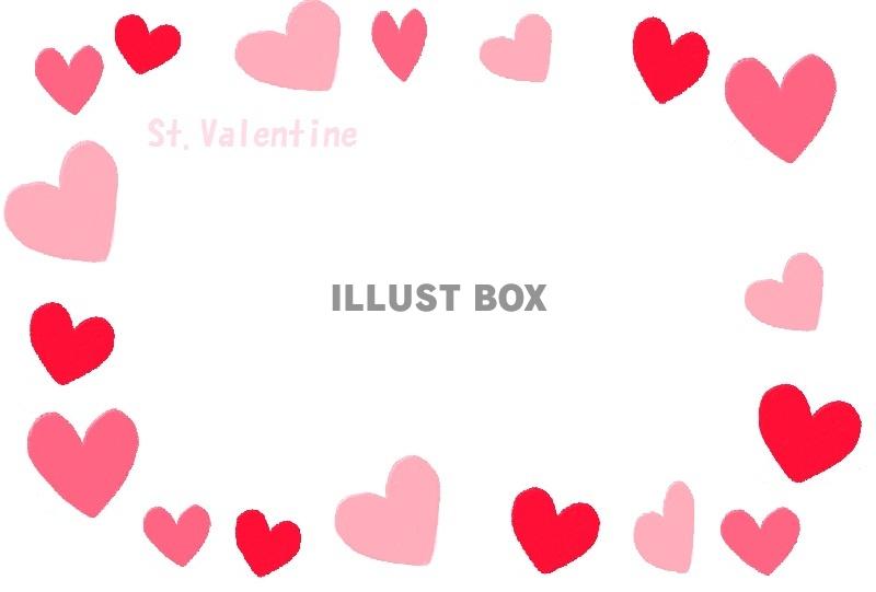 バレンタインのメッセージカード