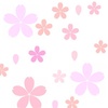 イラスト　淡い桜