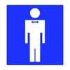 トイレ標識　男性