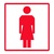 トイレ標識　女性用２