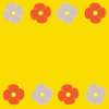 ビビットカラーのお花