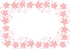 桜フレームシンプル