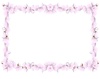 桜の四角枠・線なし
