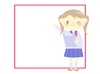 学生の女の子フレーム
