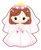 花嫁さんのイラストカット