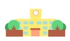 学校のイラストカット