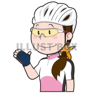 女性サイクリスト