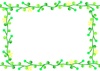 グリーンネックレスと花