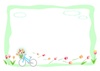 花とサイクリング