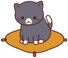 座布団猫ぐれー