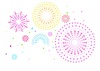 打ち上げ花火のイラスト