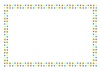 カラフルドットフレーム