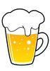 ビールのイラストカット