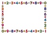 数字と記号のフレーム