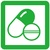 カプセルと錠剤のマーク