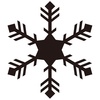 【ベクター】雪の結晶02