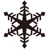 【ベクター】雪の結晶03