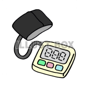無料イラスト 血圧計
