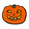 【ワンポイントイラスト】ハロウィンイラスト06　かぼちゃ「ジャックランタン」