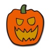 【ワンポイントイラスト】ハロウィンイラスト09　かぼちゃ「ジャックランタン」