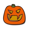 【ワンポイントイラスト】ハロウィンイラスト11　かぼちゃ「ジャックランタン」