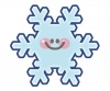 にっこり雪の結晶