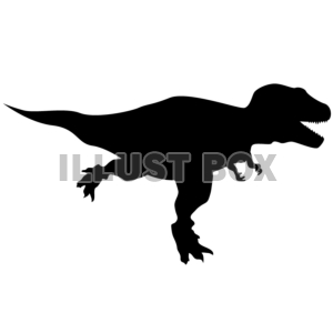 【シルエット】ティラノサウルス01