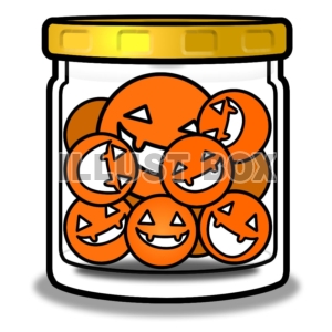 瓶入り・ハロウィンかぼちゃ