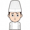 男性シェフ（困る）