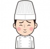 男性シェフ（照れる）