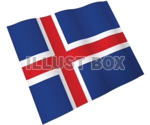 【国旗のはためきシリーズ】　アイスランド