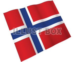 【国旗のはためきシリーズ】　ノルウェー
