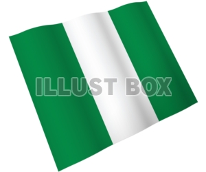 【国旗のはためきシリーズ】　ナイジェリア