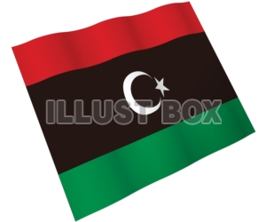 【国旗のはためきシリーズ】　リビア