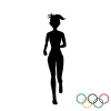 【商業利用不可】オリンピック　　女子　マラソン選手
