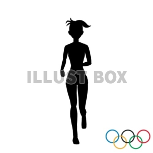 【商業利用不可】オリンピック　　女子　マラソン選手