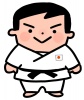 ちびキャラ柔道選手男子