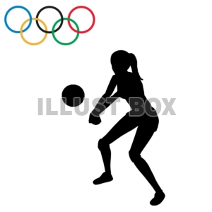 無料イラスト 商業利用不可 オリンピック 女子バレーボール