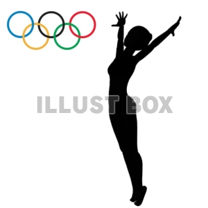 無料イラスト 商業利用不可 オリンピック 体操 女子