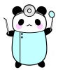 歯医者さんパンダちゃんイラスト